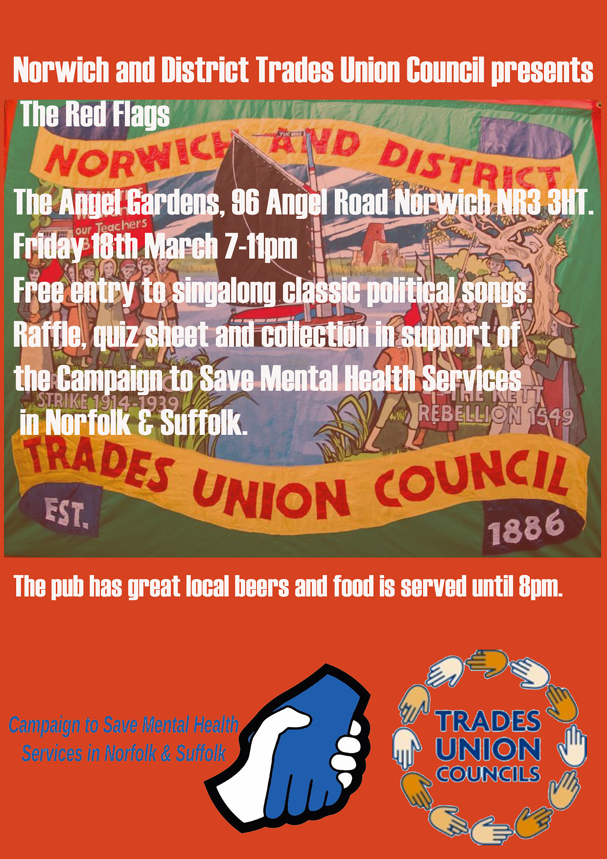 Norwich and District TUC fundraiser reduced