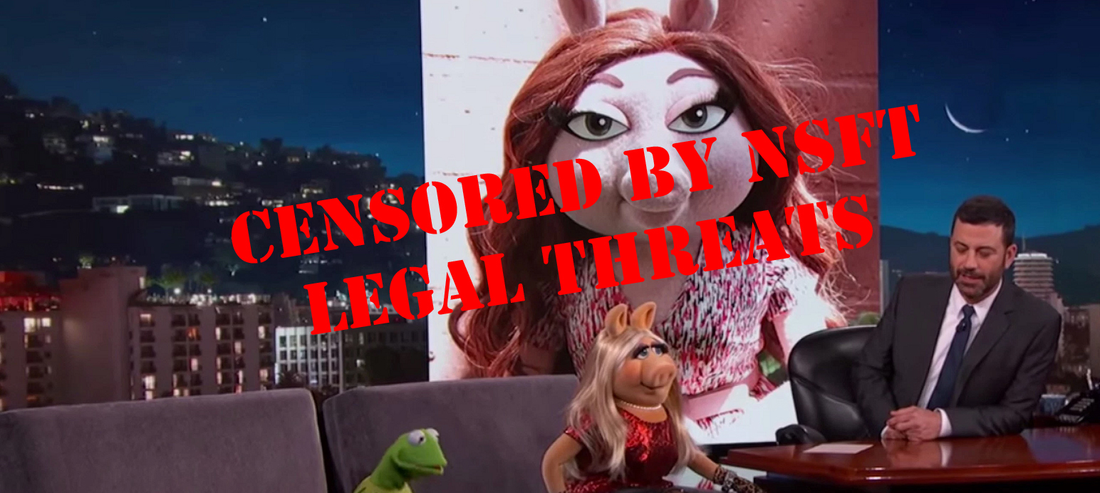 Muppets interview censored by legal threats