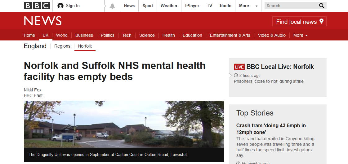 bbc-news-norfolk-and-suffolk-nhs-mental-health-facility-has-empty-beds