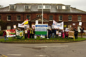 Gallery: Demonstration at Hellesdon Hospital 1st March 2014