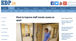 EDP: Move to improve staff morale causes an upset