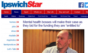 Ipswich Star: Mental health bosses will make their case as they bid for the funding they are “entitled to”