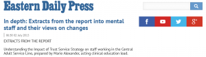 EDP: In depth: Extracts from the report into mental staff and their views on changes