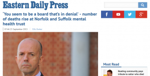 EDP: ‘You seem to be a board that’s in denial’ - number of deaths rise at Norfolk and Suffolk mental health trust
