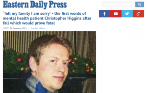 EDP: ‘Tell my family I am sorry’ - the first words of mental health patient Christopher Higgins after fall which would prove fatal