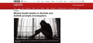 BBC News: Mental health deaths in Norfolk and Suffolk prompts investigation