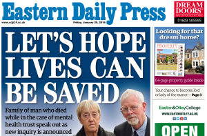 EDP: Let's hope lives can be saved