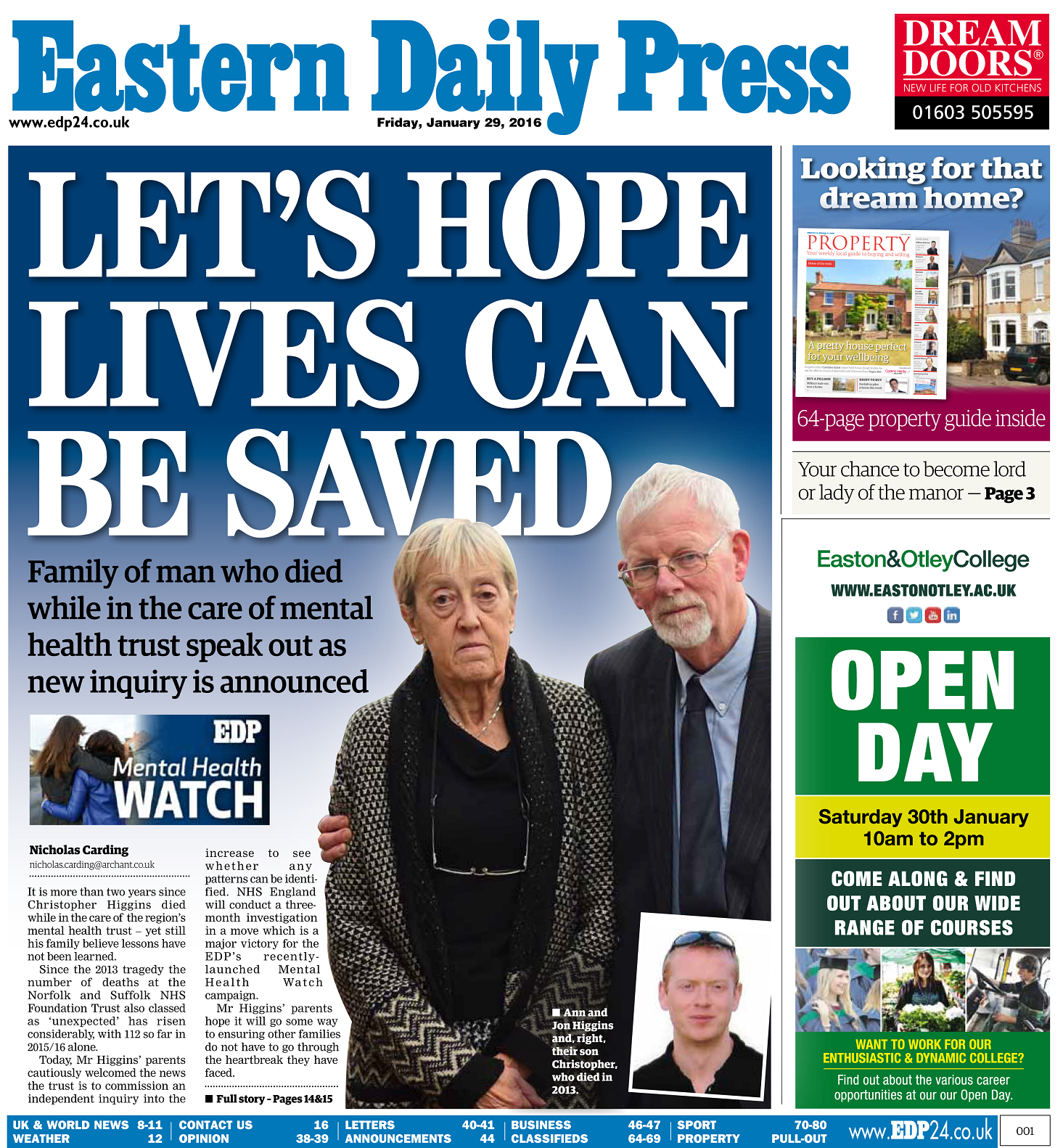 EDP Lets hope lives can be saved