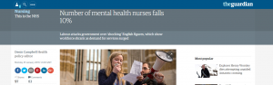 The Guardian: Number of mental health nurses falls 10%