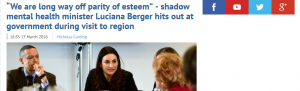 EDP: "We are long way off parity of esteem” - shadow mental health minister Luciana Berger hits out at government during visit to region