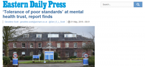 EDP: ‘Tolerance of poor standards’ at mental health trust, report finds